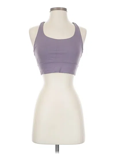 Pre-owned Lululemon Athletica Tank Top Purple Halter Neckline Tops