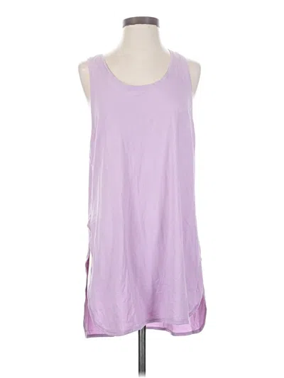 Pre-owned Lululemon Athletica Tank Top Purple Halter Neckline Tops