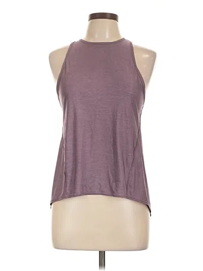 Pre-owned Lululemon Athletica Tank Top Purple Halter Neckline Tops