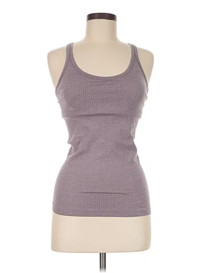 Pre-owned Lululemon Athletica Tank Top Purple Halter Neckline Tops