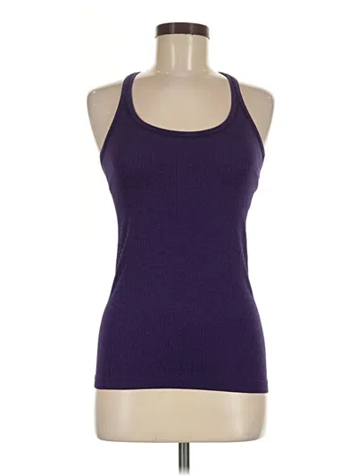 Pre-owned Lululemon Athletica Tank Top Purple Halter Neckline Tops