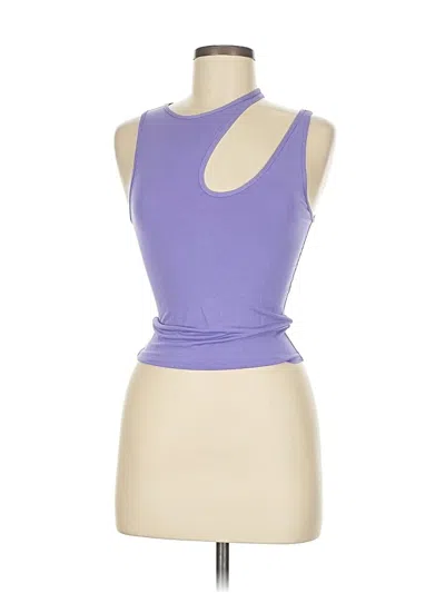 Pre-owned Lululemon Athletica Tank Top Purple Keyhole Neckline Tops