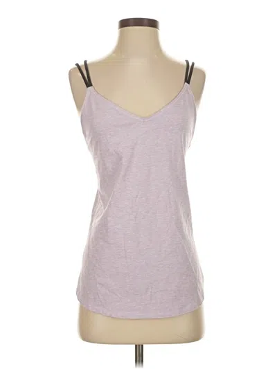 Pre-owned Lululemon Athletica Tank Top Purple Strapless Neckline Tops