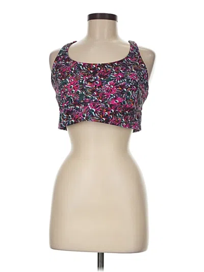 Pre-owned Lululemon Athletica Tank Top Purple Strapless Neckline Tops