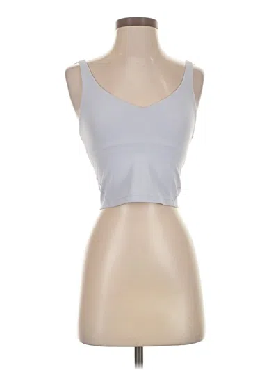 Pre-owned Lululemon Athletica Tank Top Purple Strapless Neckline Tops
