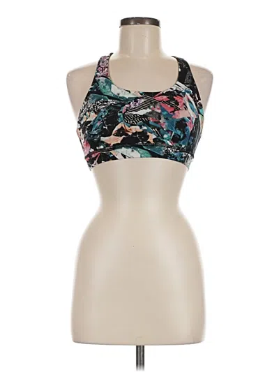 Pre-owned Lululemon Athletica Tank Top Teal Halter Neckline Tops