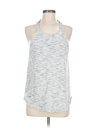 Pre-owned Lululemon Athletica Tank Top White Halter Neckline Tops