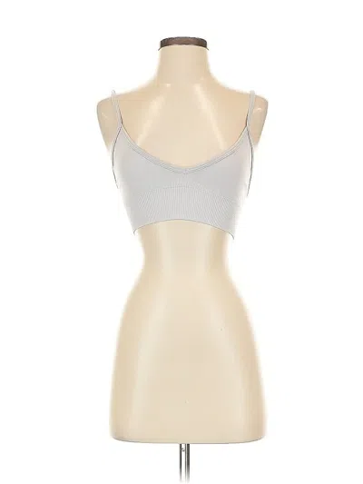 Pre-owned Lululemon Athletica Tank Top White Strapless Neckline Tops