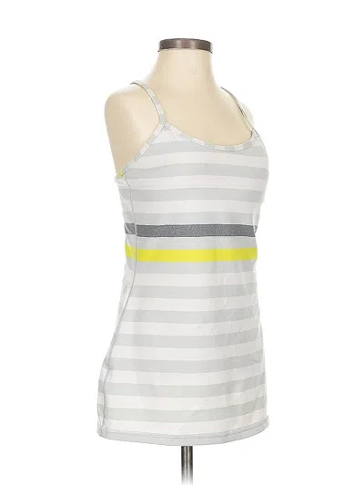 Pre-owned Lululemon Athletica Tank Top White Strapless Neckline Tops