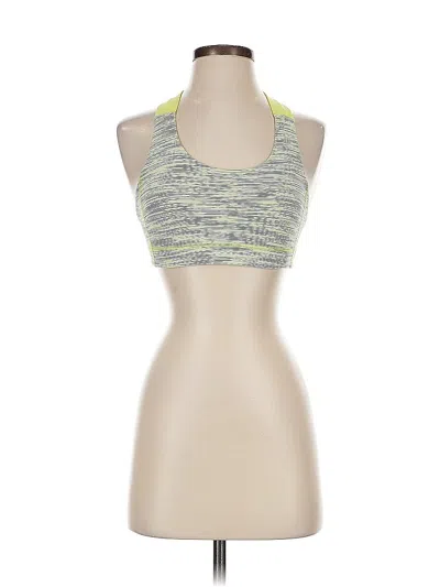 Pre-owned Lululemon Athletica Tank Top Yellow Halter Neckline Tops