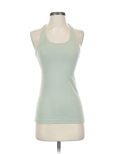 Pre-owned Lululemon Athletica Tank Top Yellow Halter Neckline Tops