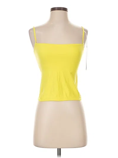 Lululemon Athletica Tank Top Yellow Strapless Neckline Tops