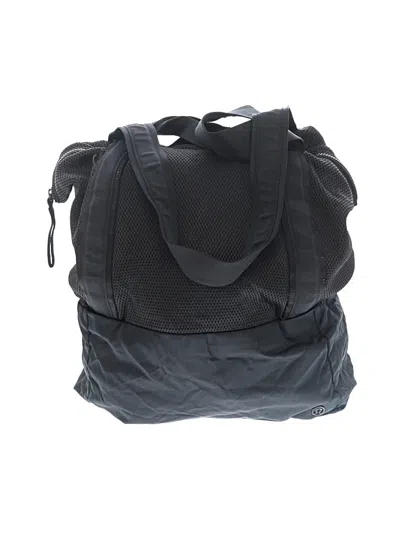 Pre-owned Lululemon Athletica Tote Bag In Black