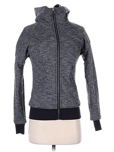 Pre-owned Lululemon Athletica Track Jacket In Black