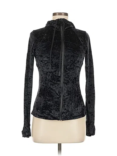 Pre-owned Lululemon Athletica Track Jacket In Black