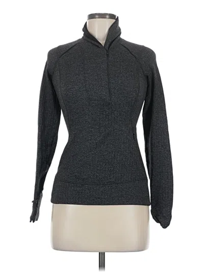 Pre-owned Lululemon Athletica Track Jacket In Black