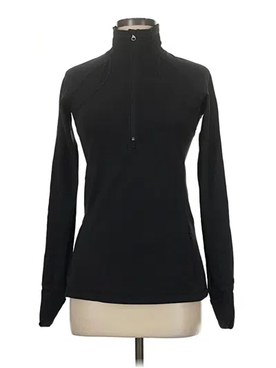 Pre-owned Lululemon Athletica Track Jacket In Black