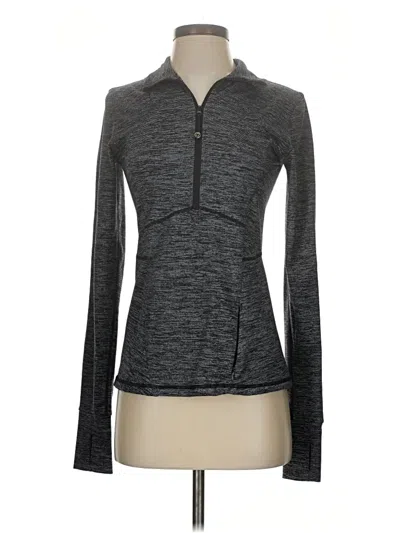 Pre-owned Lululemon Athletica Track Jacket In Black