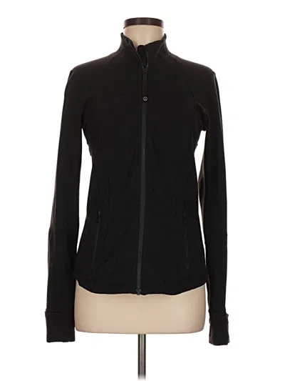 Pre-owned Lululemon Athletica Track Jacket In Black
