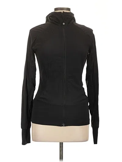 Pre-owned Lululemon Athletica Track Jacket In Black