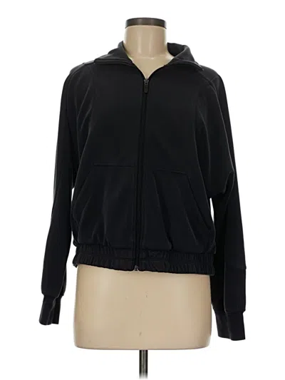 Pre-owned Lululemon Athletica Track Jacket In Black