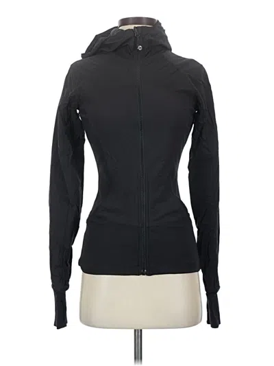 Pre-owned Lululemon Athletica Track Jacket In Black