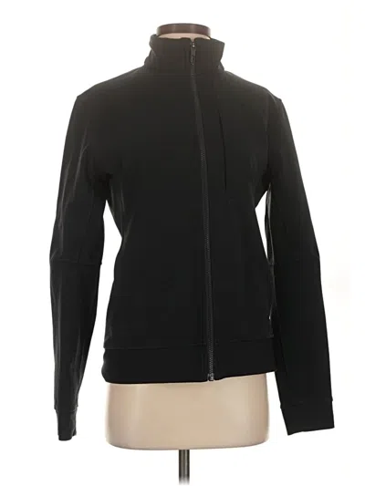 Pre-owned Lululemon Athletica Track Jacket In Black