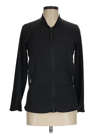 Pre-owned Lululemon Athletica Track Jacket In Black