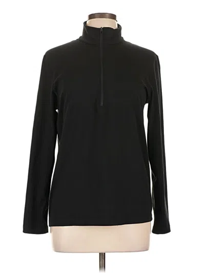 Pre-owned Lululemon Athletica Track Jacket In Black