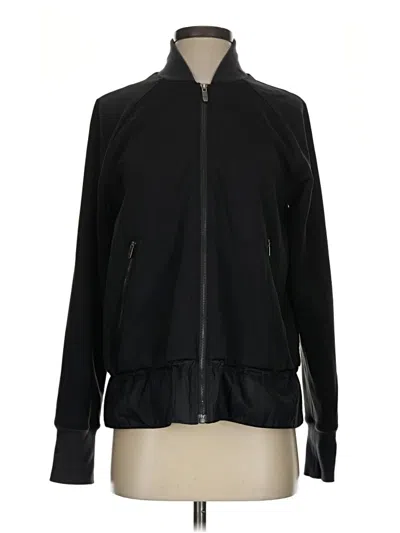 Pre-owned Lululemon Athletica Track Jacket In Black