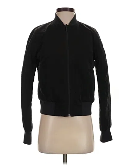 Pre-owned Lululemon Athletica Track Jacket In Black