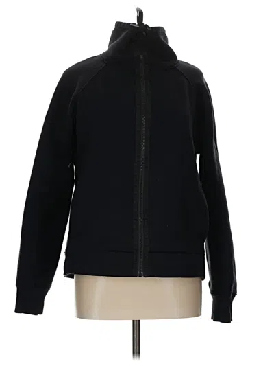 Pre-owned Lululemon Athletica Track Jacket In Black