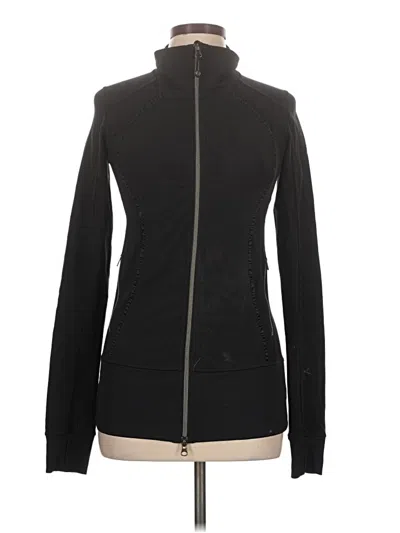 Pre-owned Lululemon Athletica Track Jacket In Black