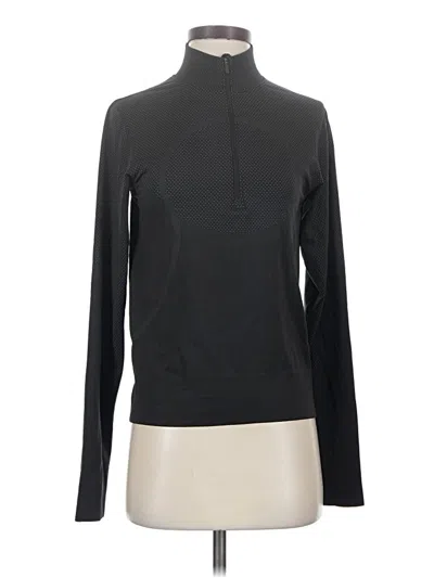Pre-owned Lululemon Athletica Track Jacket In Black
