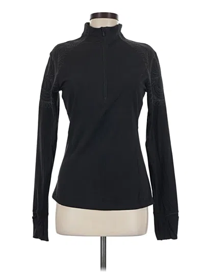 Pre-owned Lululemon Athletica Track Jacket In Black