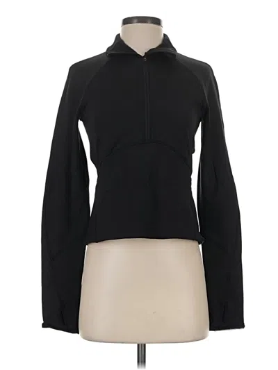 Pre-owned Lululemon Athletica Track Jacket In Black