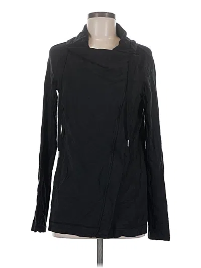 Pre-owned Lululemon Athletica Track Jacket In Black