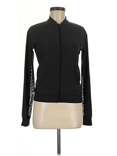 Pre-owned Lululemon Athletica Track Jacket In Black