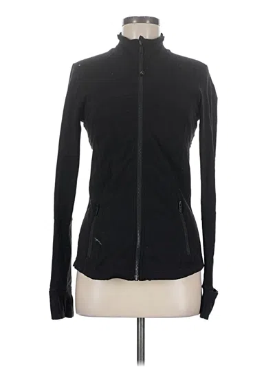 Pre-owned Lululemon Athletica Track Jacket In Black