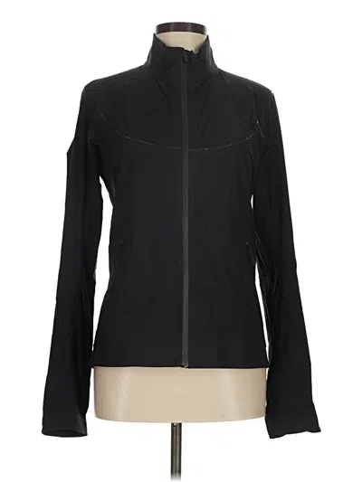 Pre-owned Lululemon Athletica Track Jacket In Black