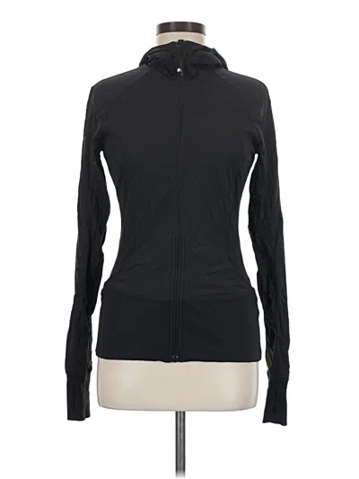 Pre-owned Lululemon Athletica Track Jacket In Black