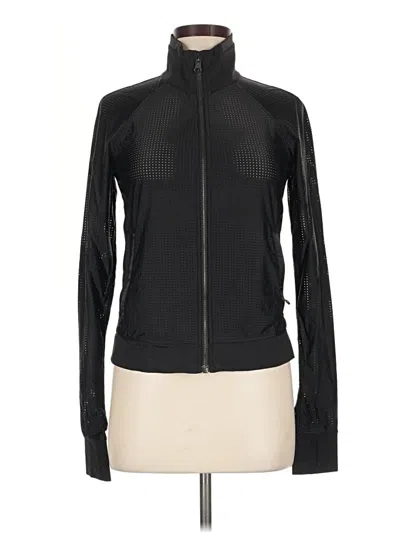 Pre-owned Lululemon Athletica Track Jacket In Black