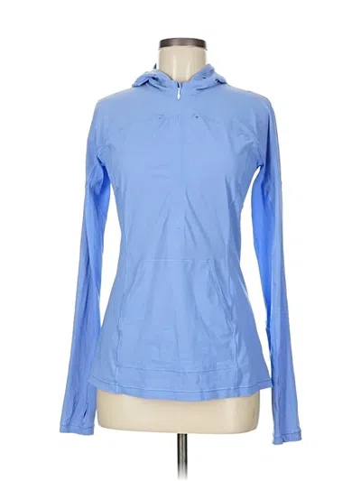 Pre-owned Lululemon Athletica Track Jacket In Blue