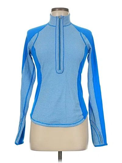Pre-owned Lululemon Athletica Track Jacket In Blue