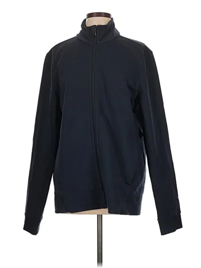 Pre-owned Lululemon Athletica Track Jacket In Blue