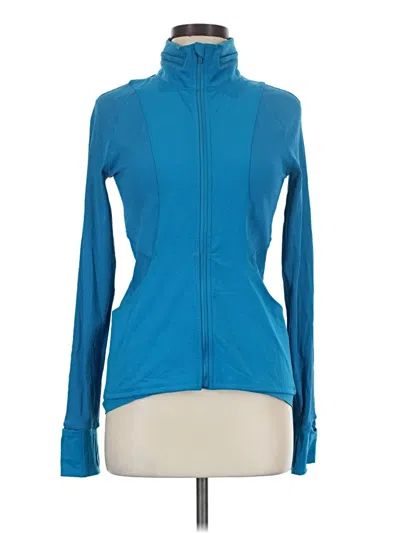Pre-owned Lululemon Athletica Track Jacket In Blue