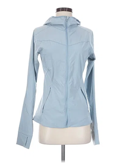 Pre-owned Lululemon Athletica Track Jacket In Blue