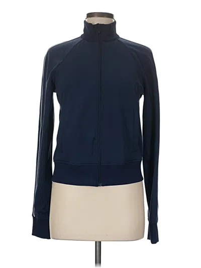 Pre-owned Lululemon Athletica Track Jacket In Blue