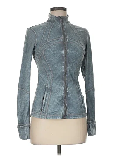 Pre-owned Lululemon Athletica Track Jacket In Blue