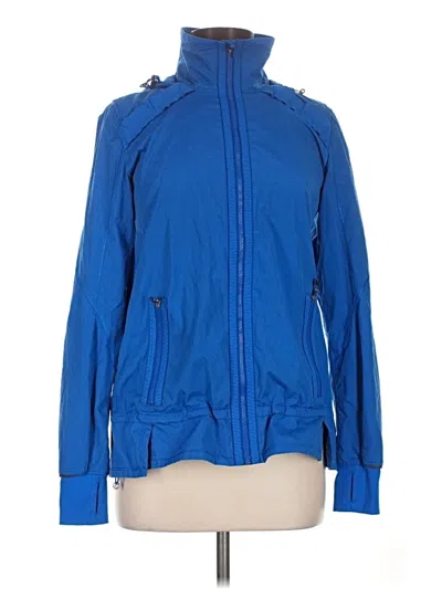 Pre-owned Lululemon Athletica Track Jacket In Blue